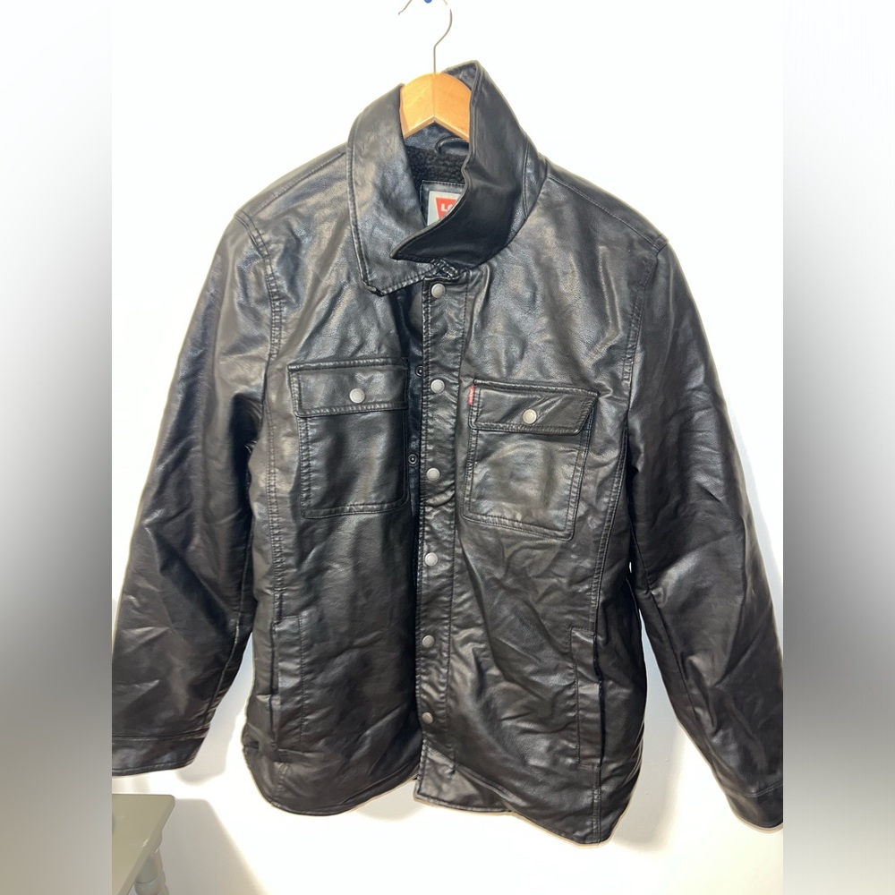 levi’s men’s leather jacket